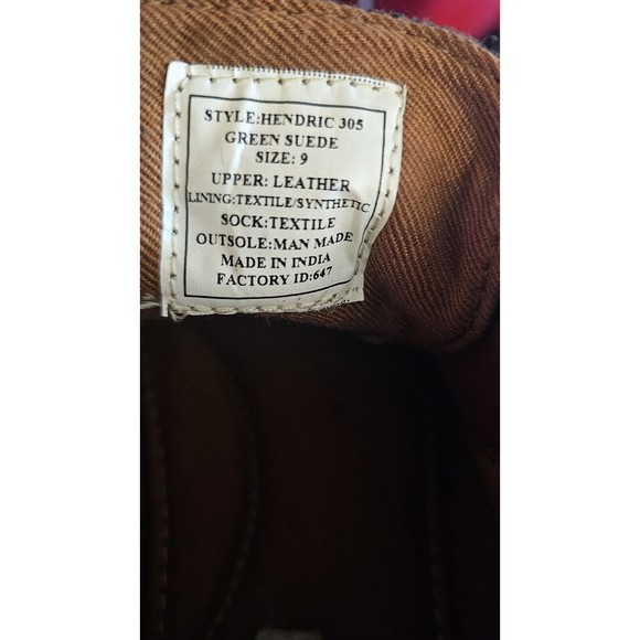 Steve Madden Mens SZ 9 Hendric 305 Green Suede Oxford Shoes - Picture 8 of 8